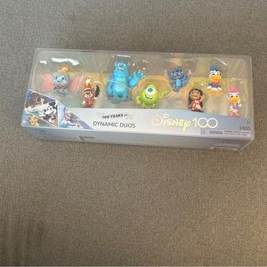 New Disney 100 Years of Dynamic Duos 8 Piece Figure Set